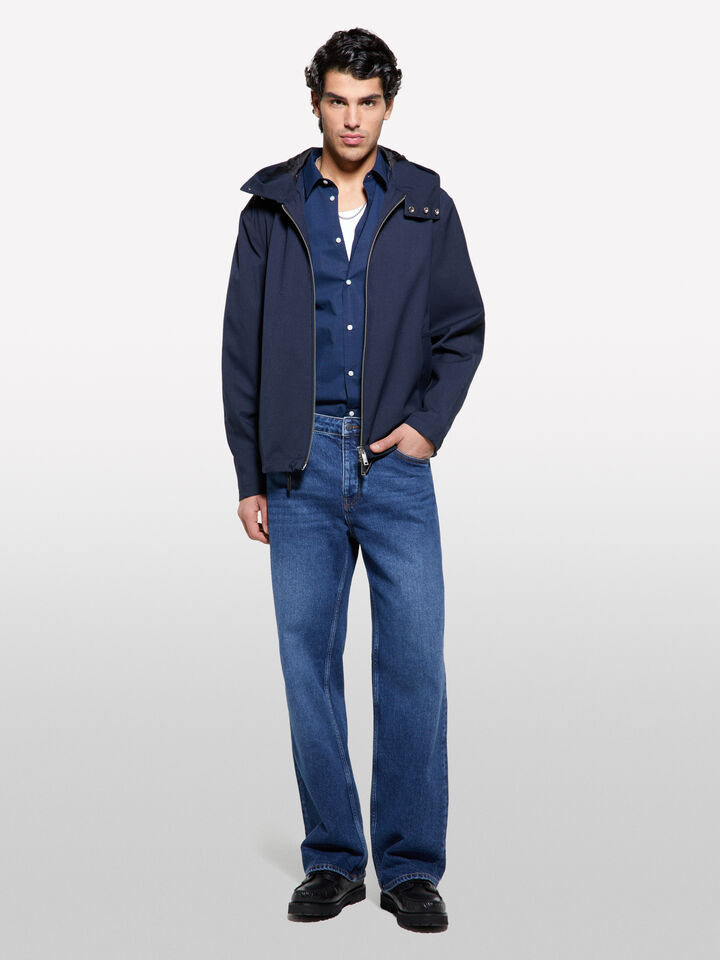 Windjacke mit Kapuze - jacketts und jacken für herren - Dunkelblau | Sisley image number 1